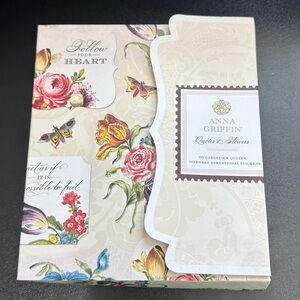 Anna Griffin Quotes and Flowers Cardstock Quotes 3D Stickers AG772 NEW
